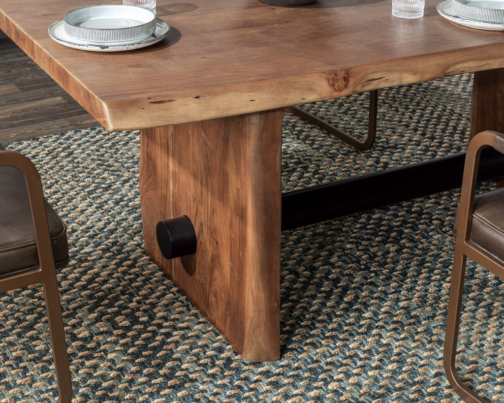 Truffle Brown Leather Dining Chair
