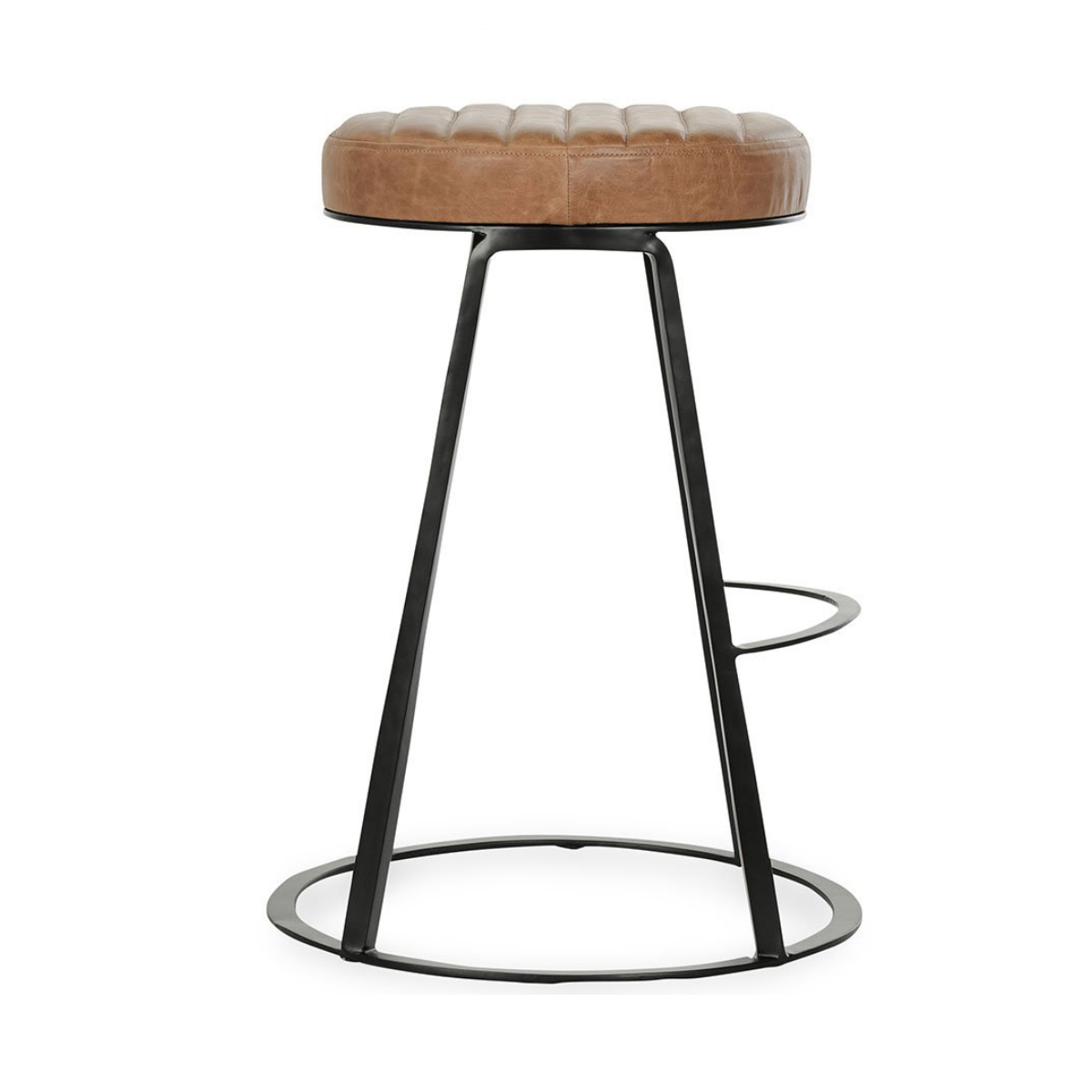 Sedona Brown Leather Counter Stool