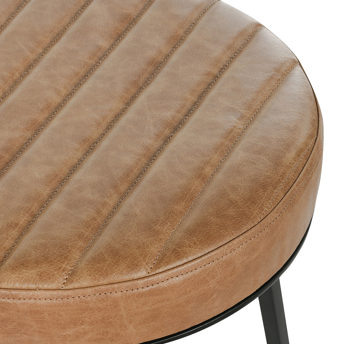 Sedona Brown Leather Counter Stool