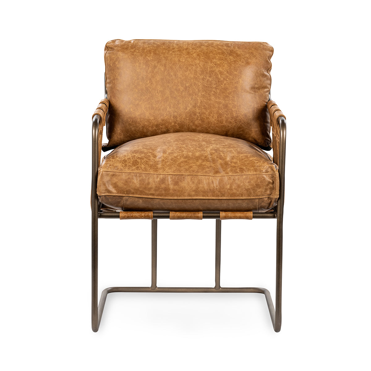 Sedona Brown Leather Dining Chair