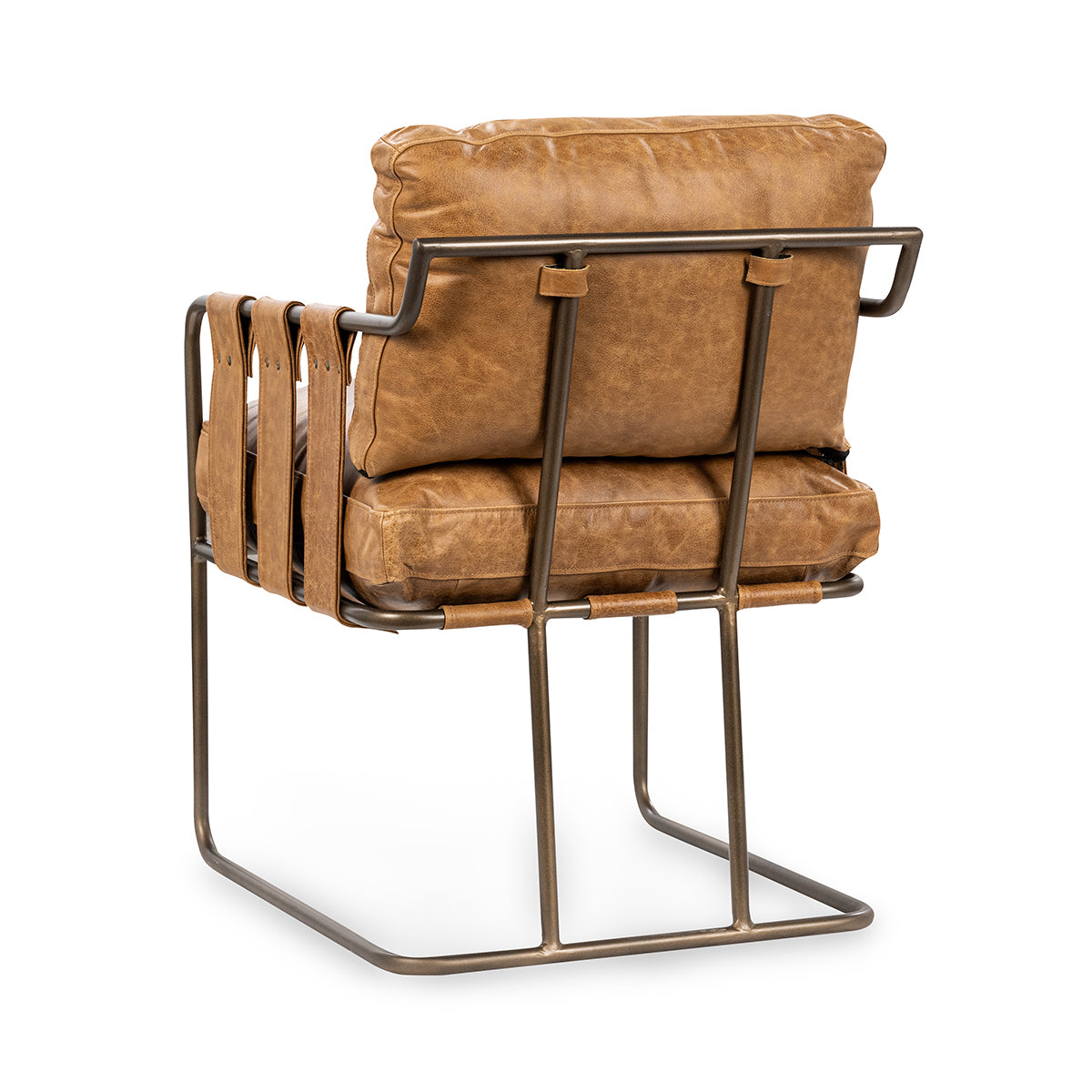 Sedona Brown Leather Dining Chair