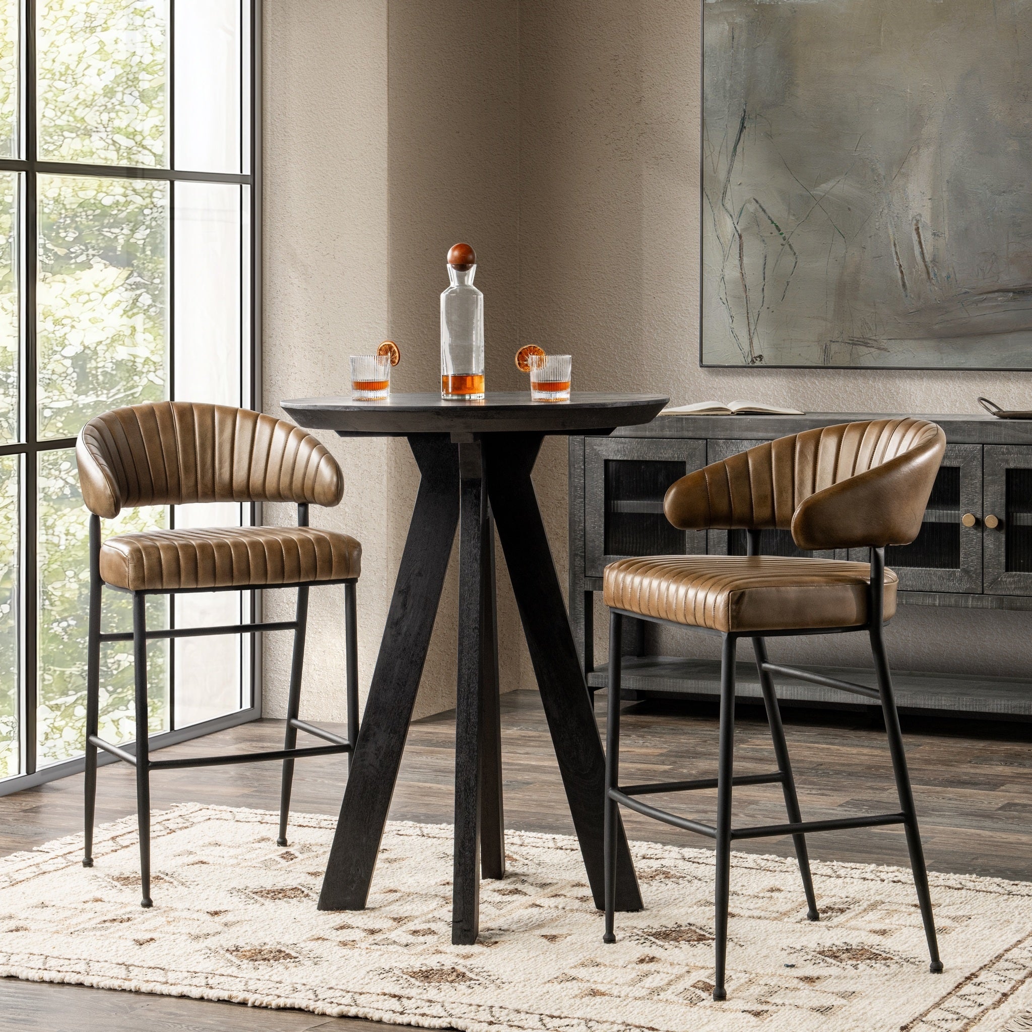 Umbria Barstool - Tuscany Chestnut