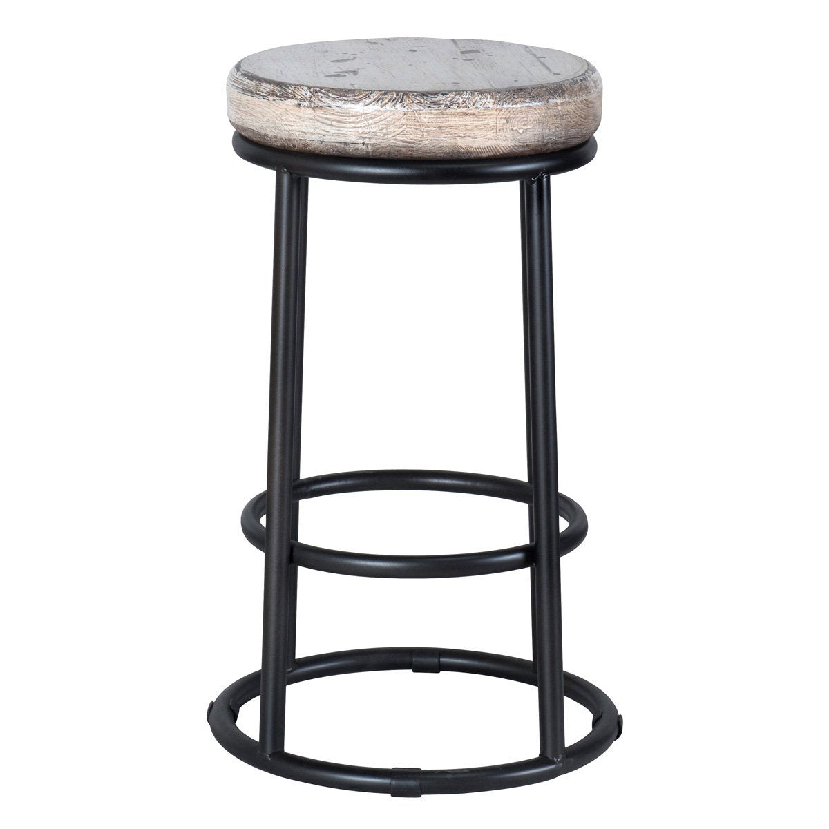 Natural Wood Solid Counter Stool