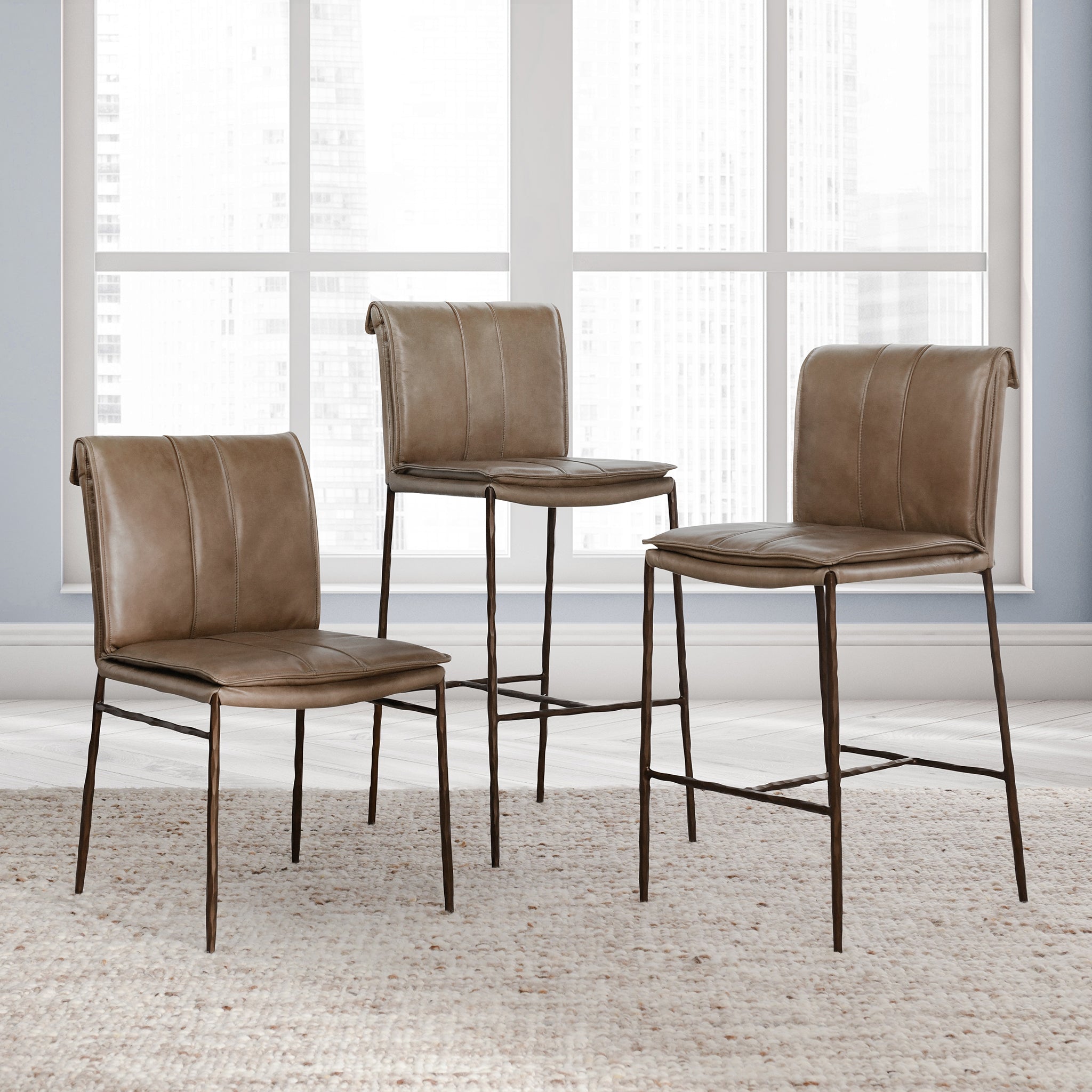 Sleek Functionality Counter Stool