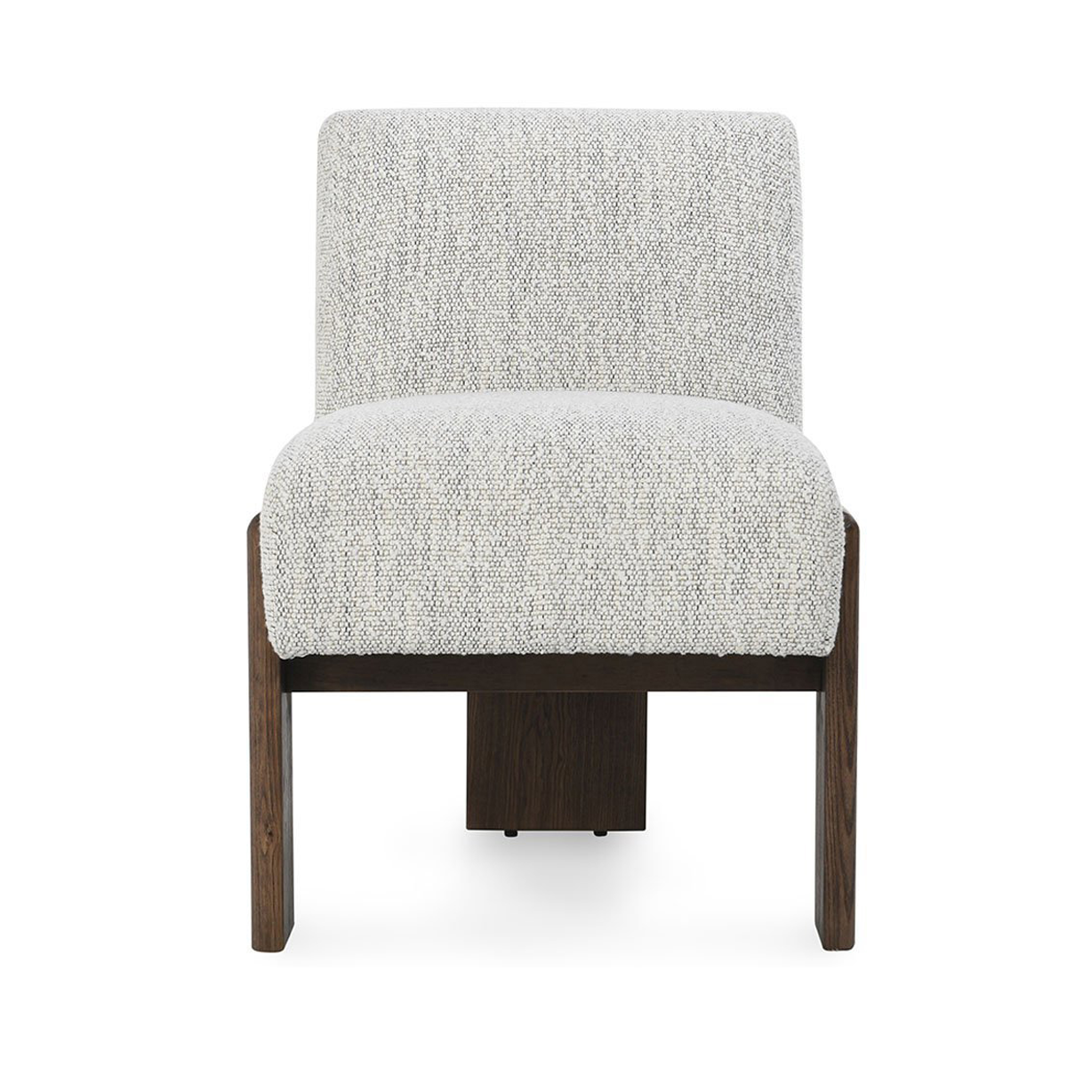 Pixel Ivory Upholstered Wood Dining Chair