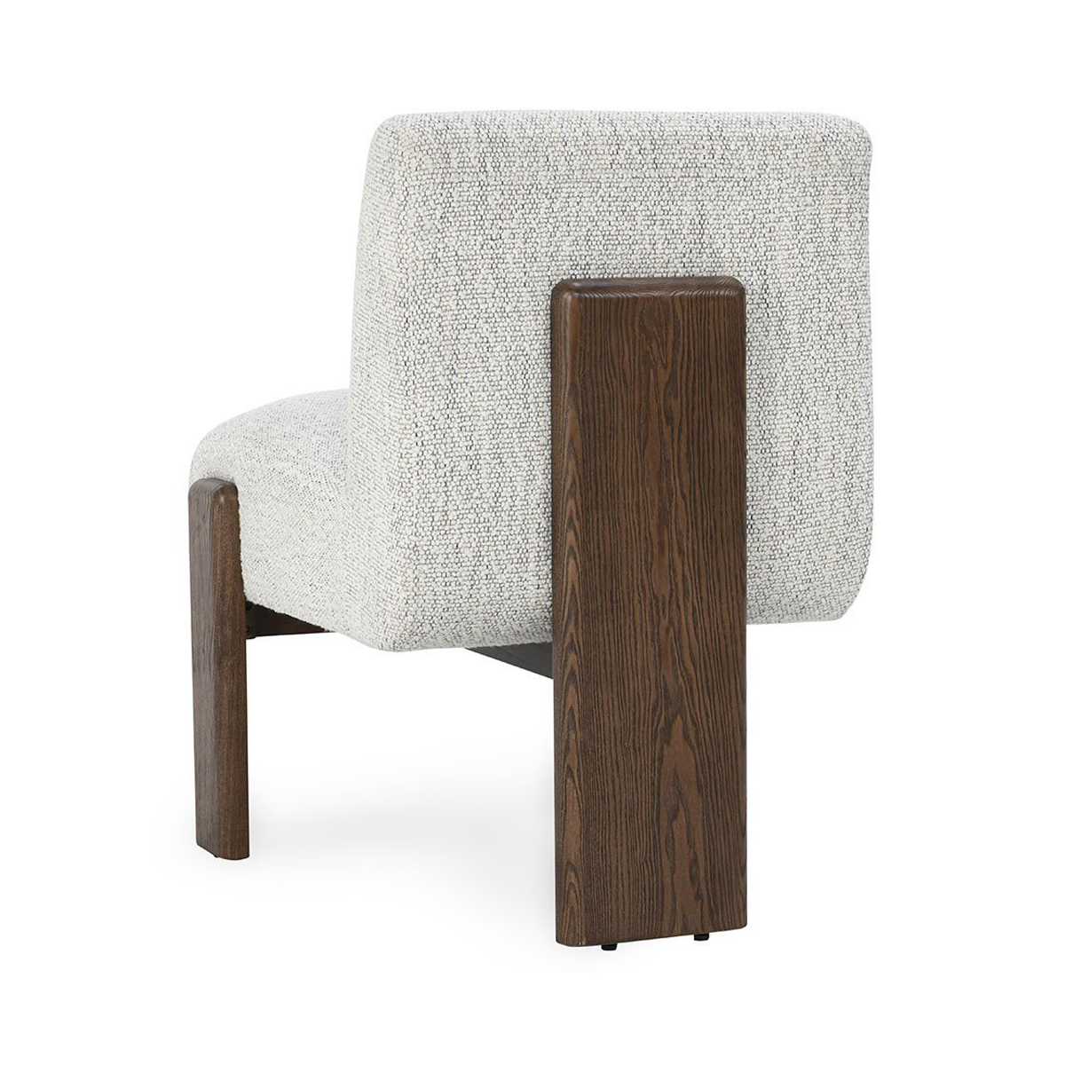 Pixel Ivory Upholstered Wood Dining Chair