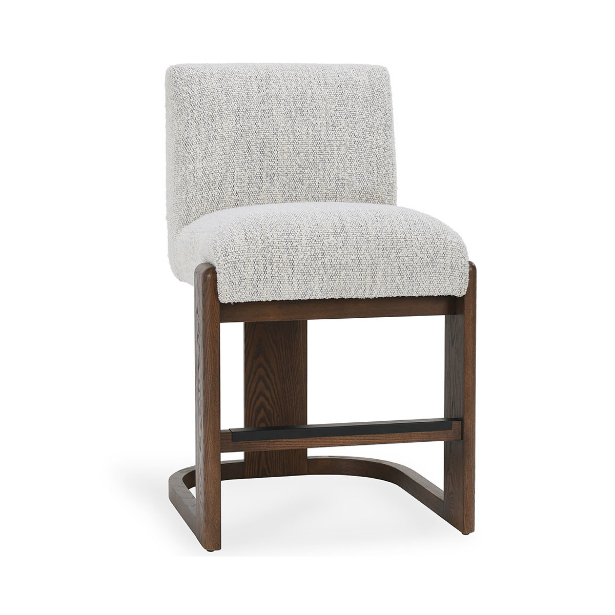 Pixel Ivory Upholstered Counter Stool