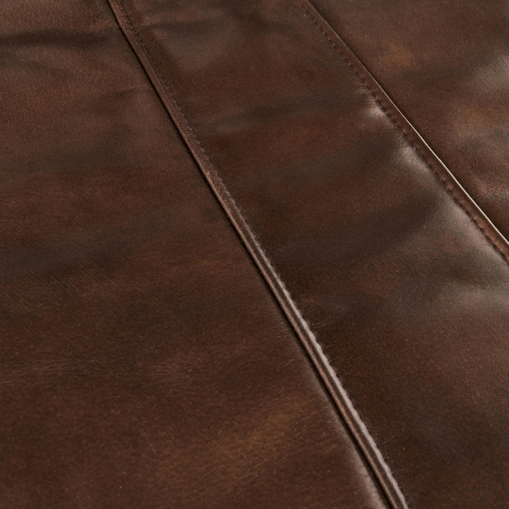 Modern Leather Dining Chair Set of 2 - Brown