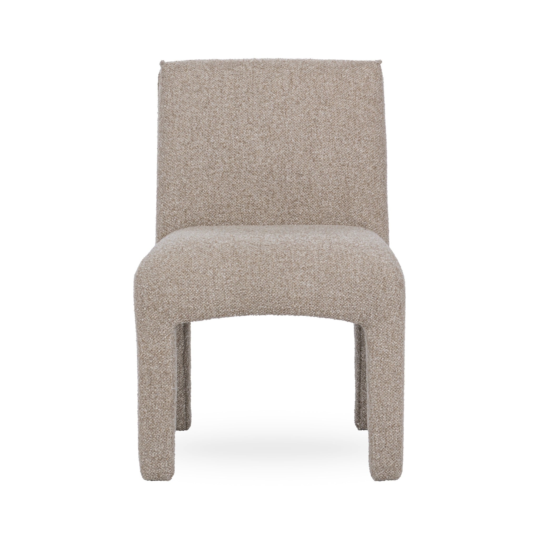 Sandy Brown Upholstered Dining Chair