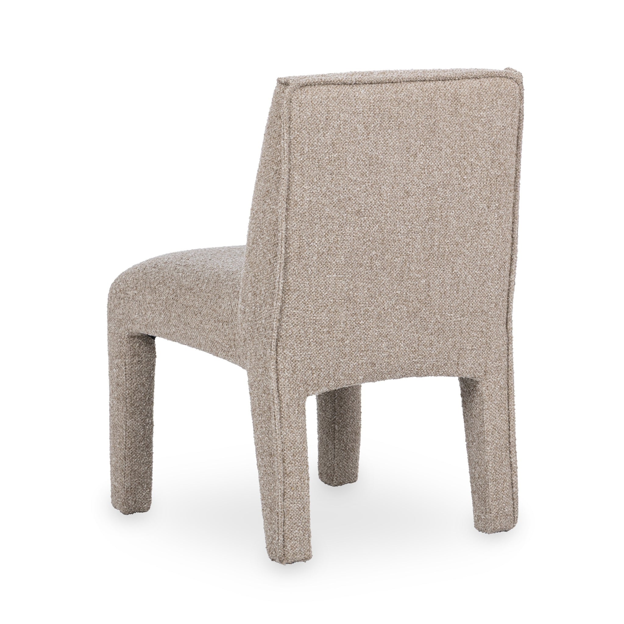 Sandy Brown Upholstered Dining Chair