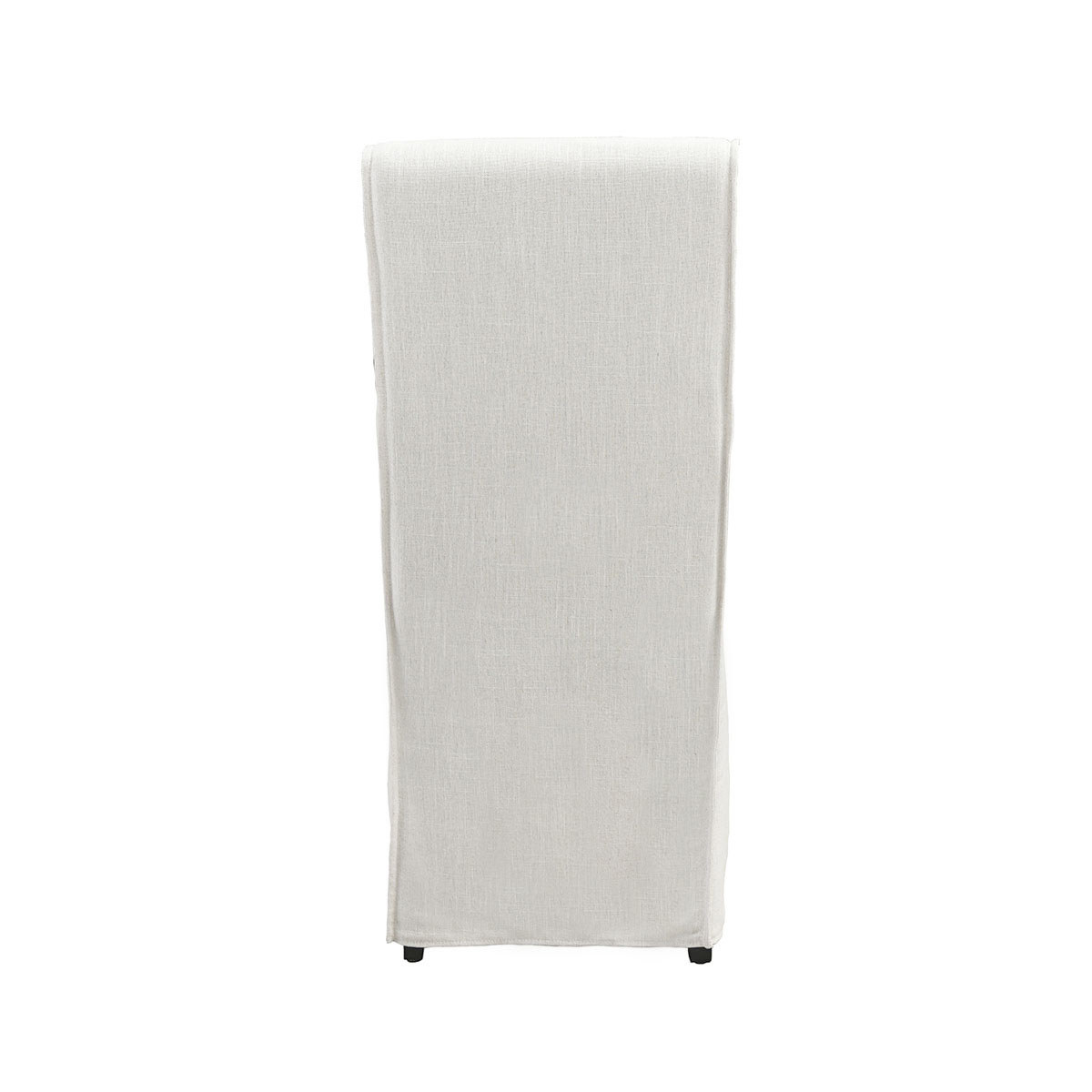 White Upholstered Dining Chair Set of 2