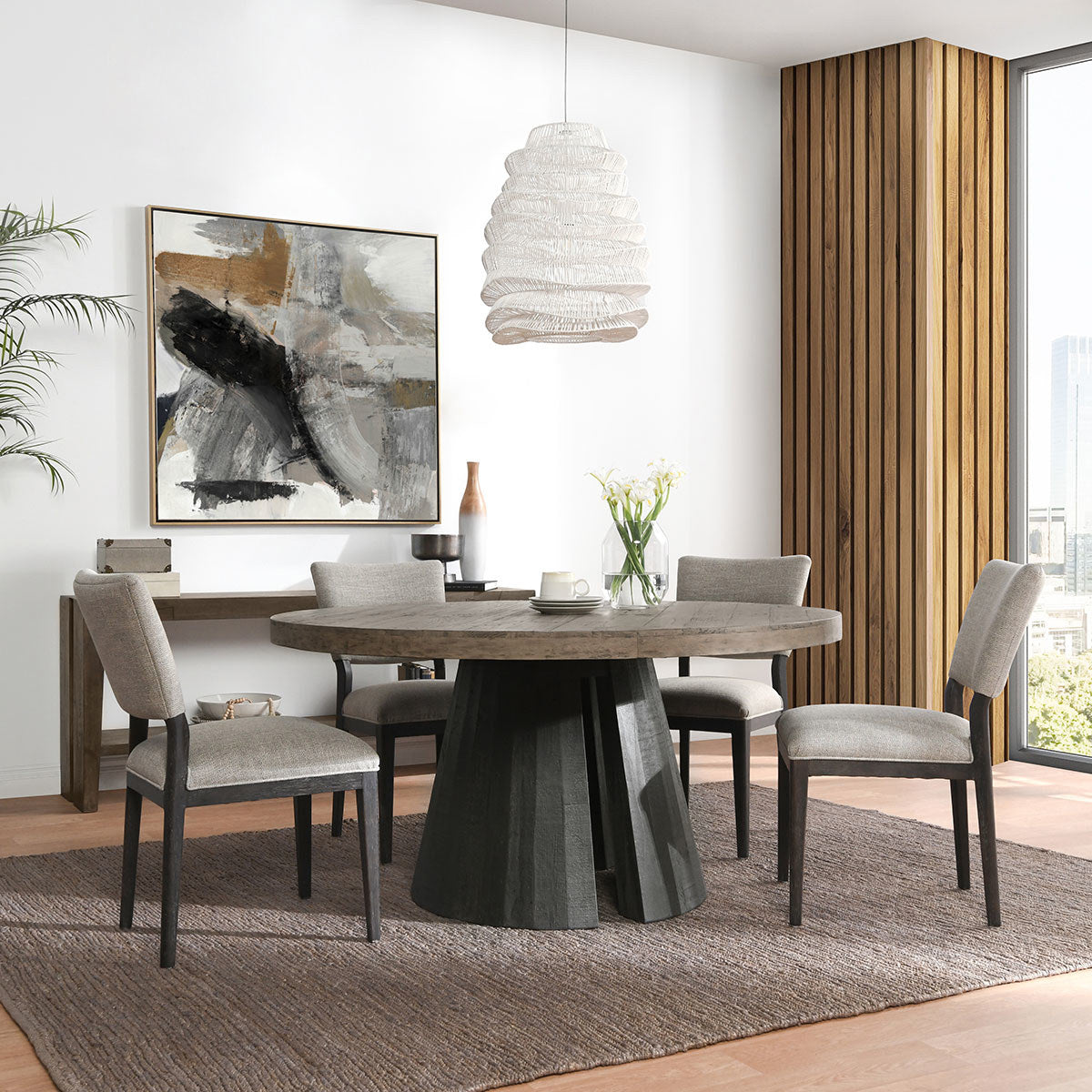 Sand Upholstered Dining Chair Set of 2 - Sand