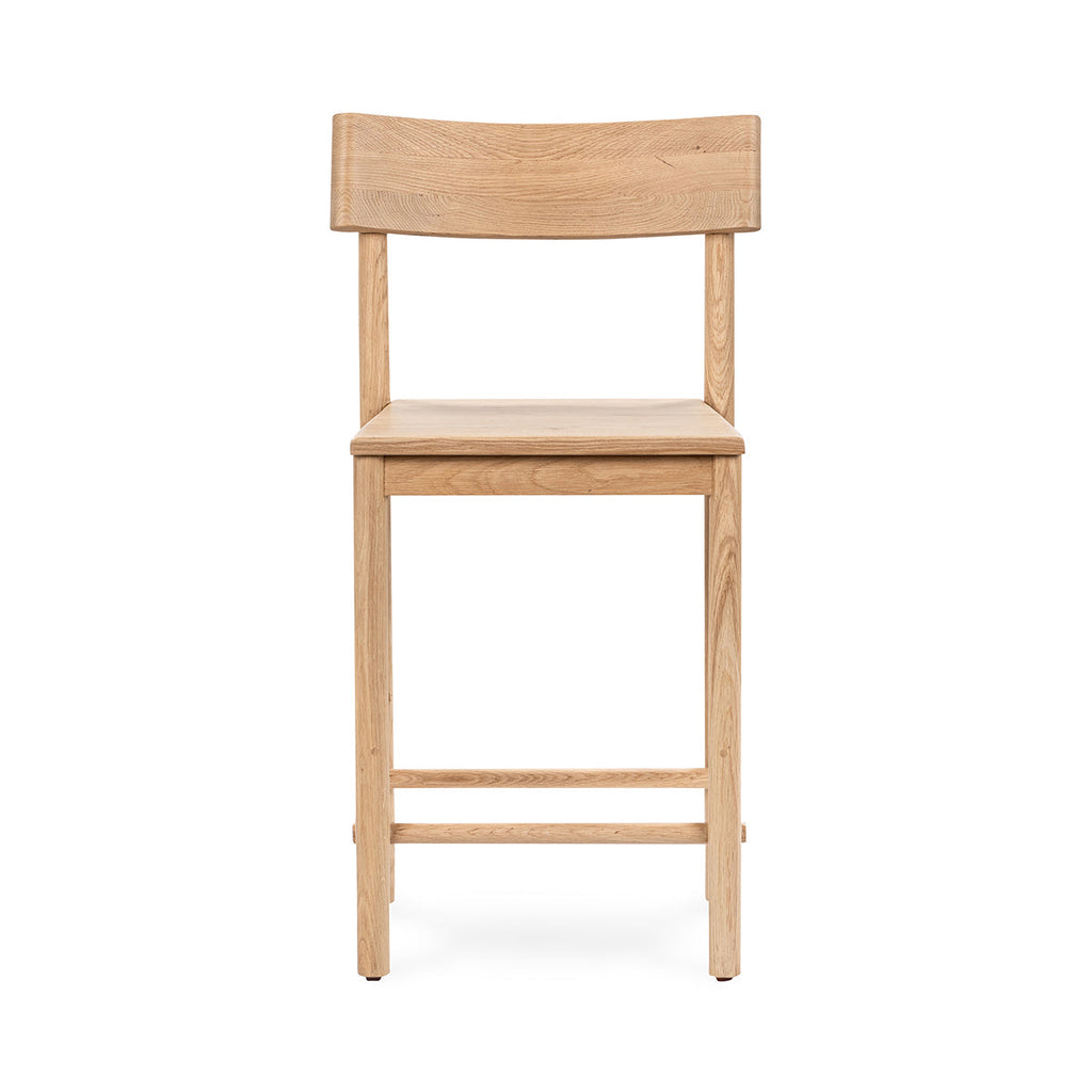 Foundation Solid Wood Counter Stool - Light Oak