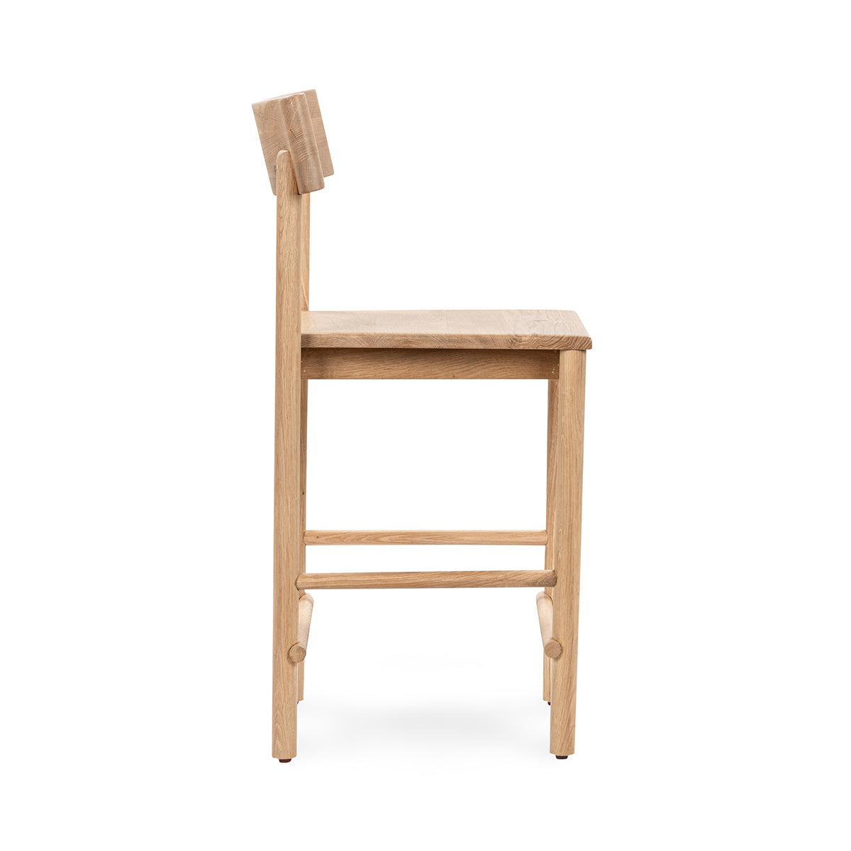 Foundation Solid Wood Counter Stool - Light Oak