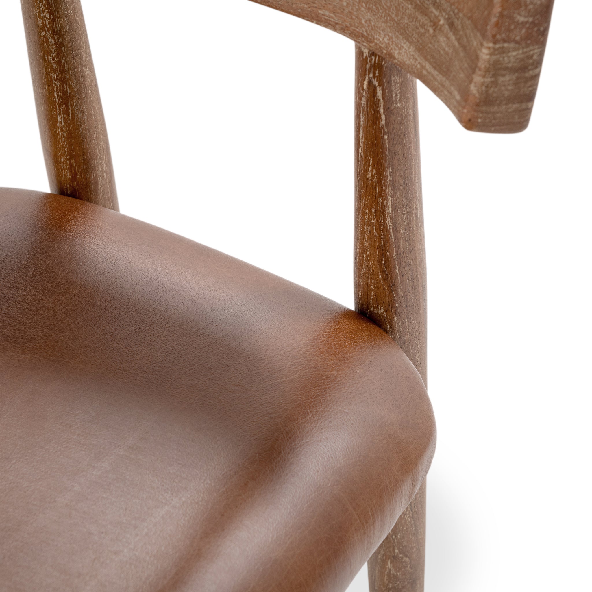 Golden Wheat Leather Counter Stool