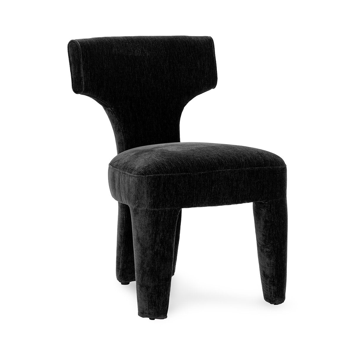 Charcoal Upholstered Dining Chair