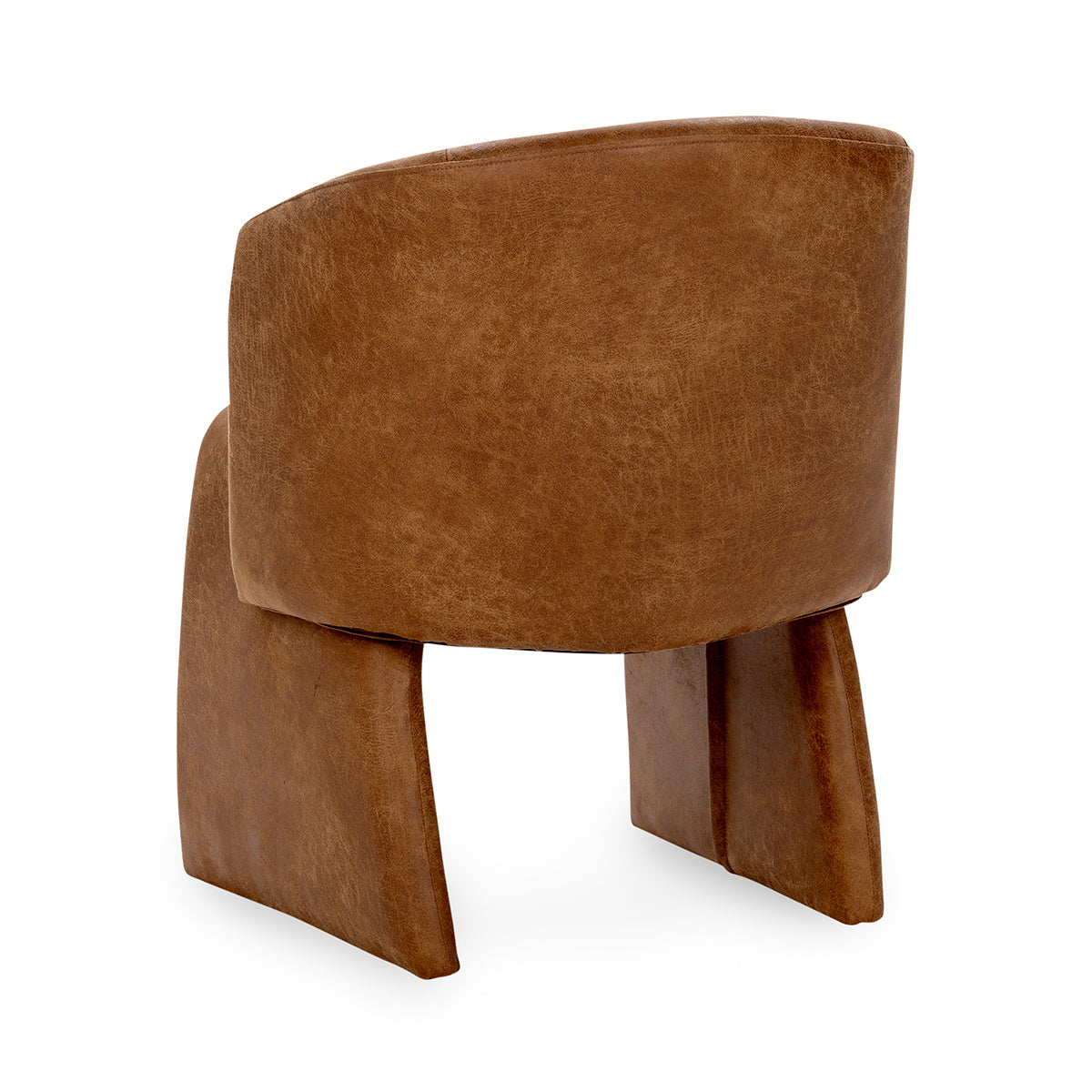 Dark Brown Upholstered Dining Chair
