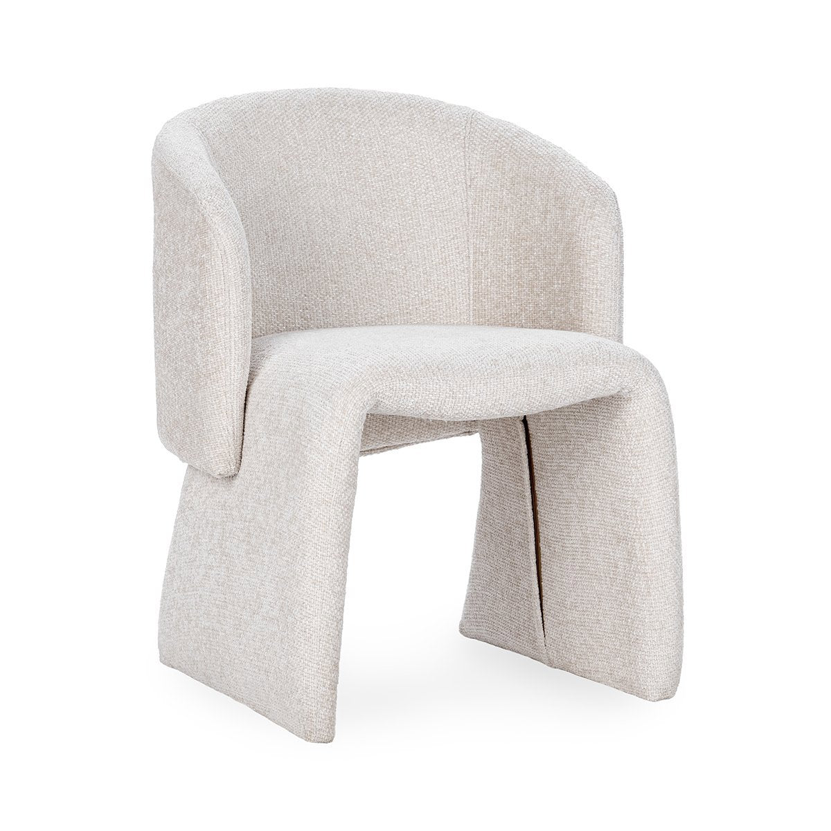 Natural Upholstered Dining Chair