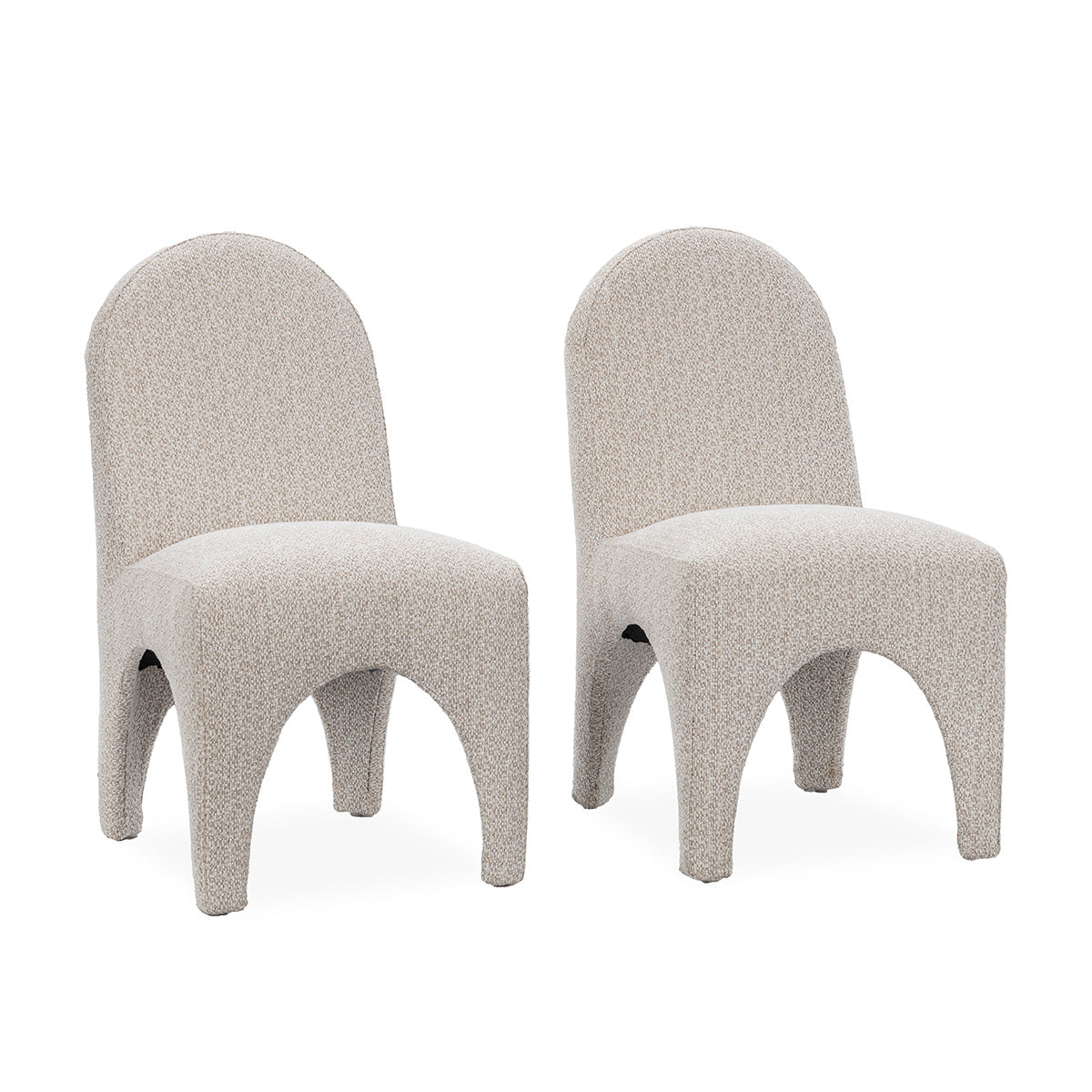 Birch Cream Upholstered Dining Chair Set of 2