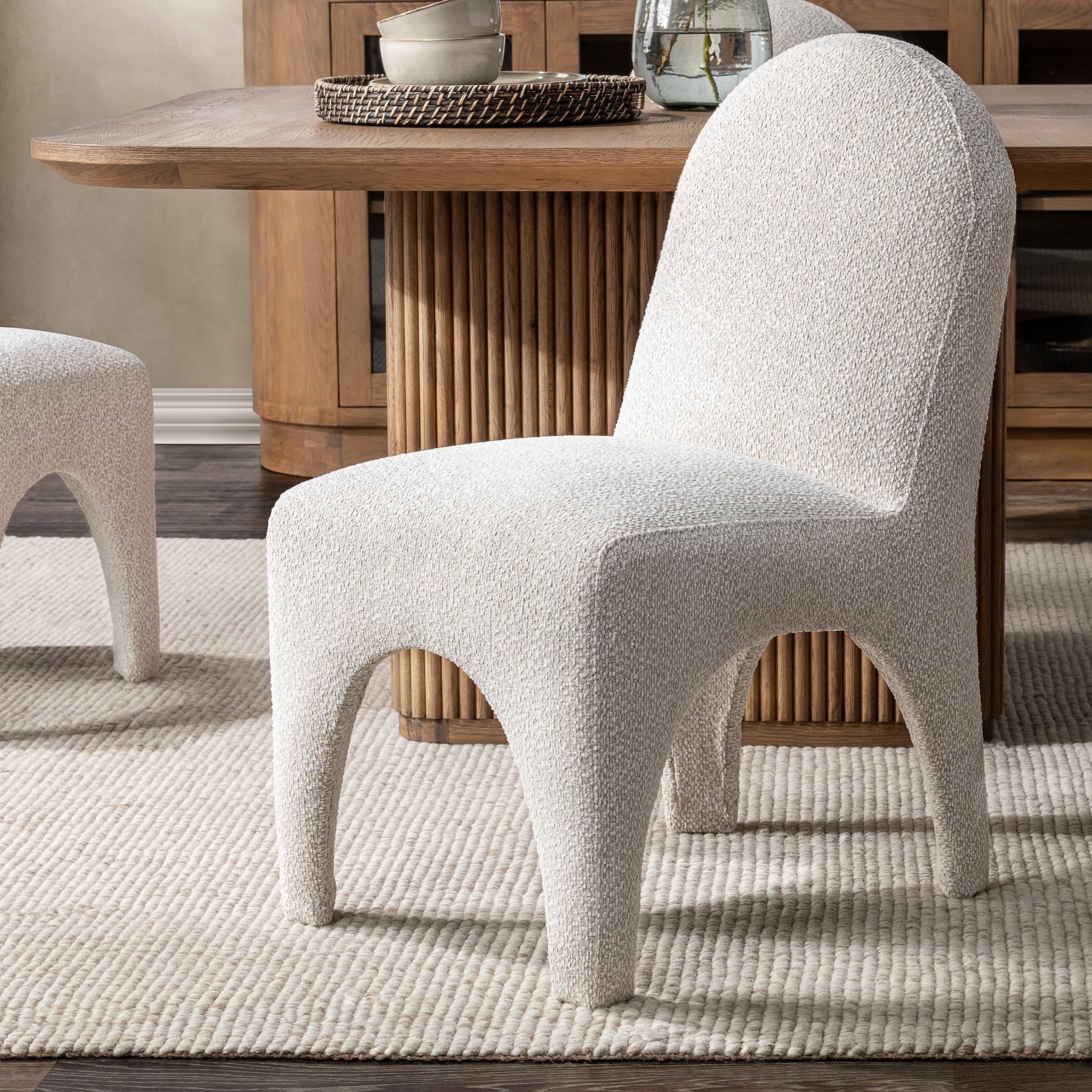 Birch Cream Upholstered Dining Chair Set of 2