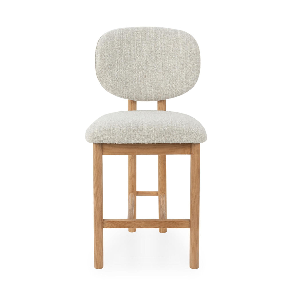 Autumn Cream Upholstered Counter Stool