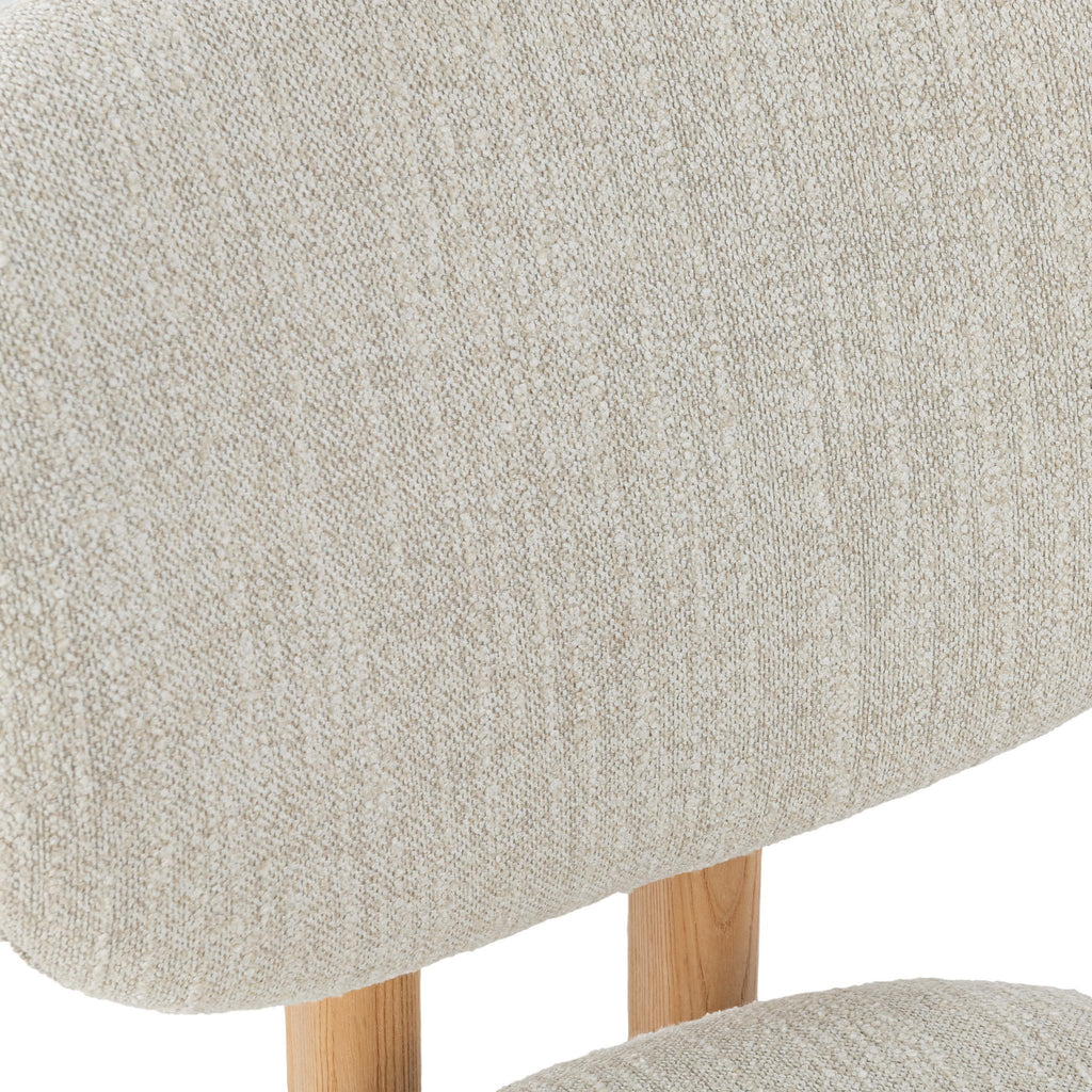 Autumn Cream Upholstered Counter Stool