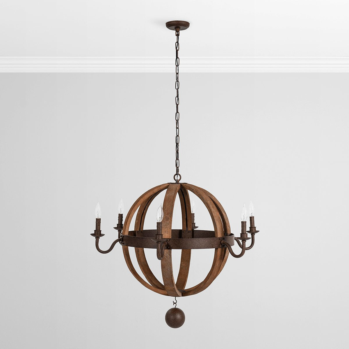 Modern Minimalism Iron Round Chandelier