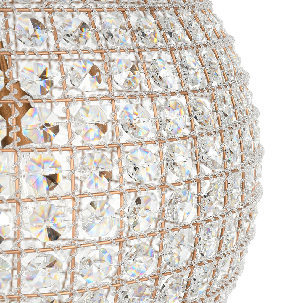 Crystal Brass Chandelier