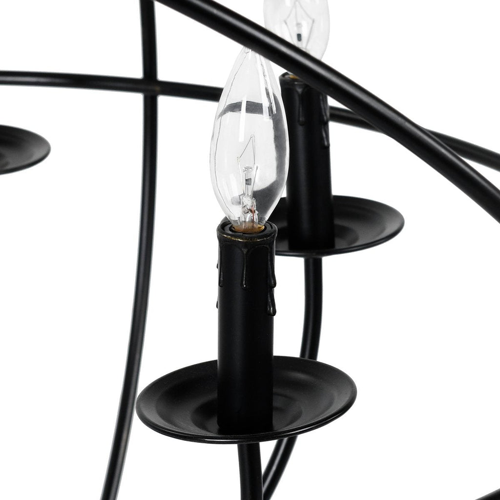 Industrial Iron Chain Chandelier