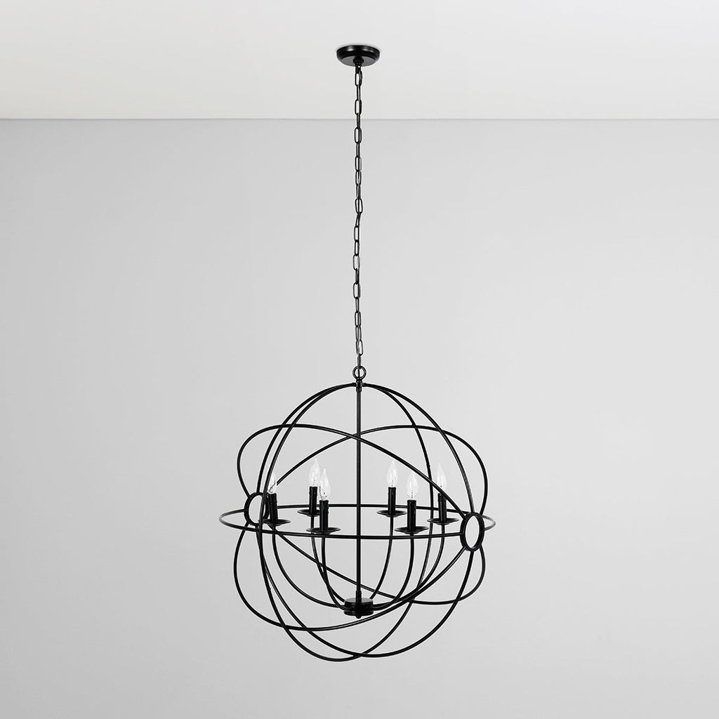 Industrial Iron Chain Chandelier