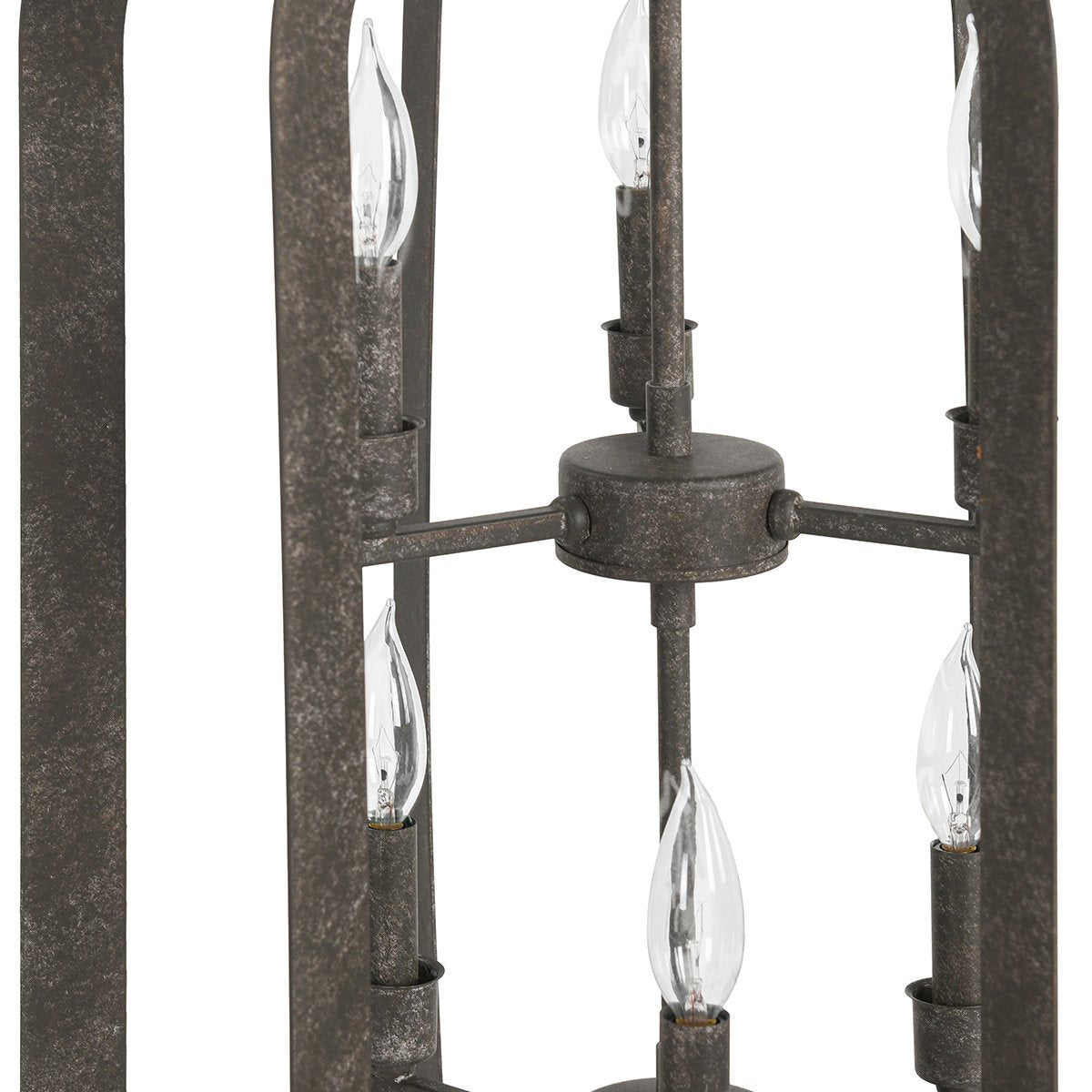 Modern Iron-Cable Chandelier
