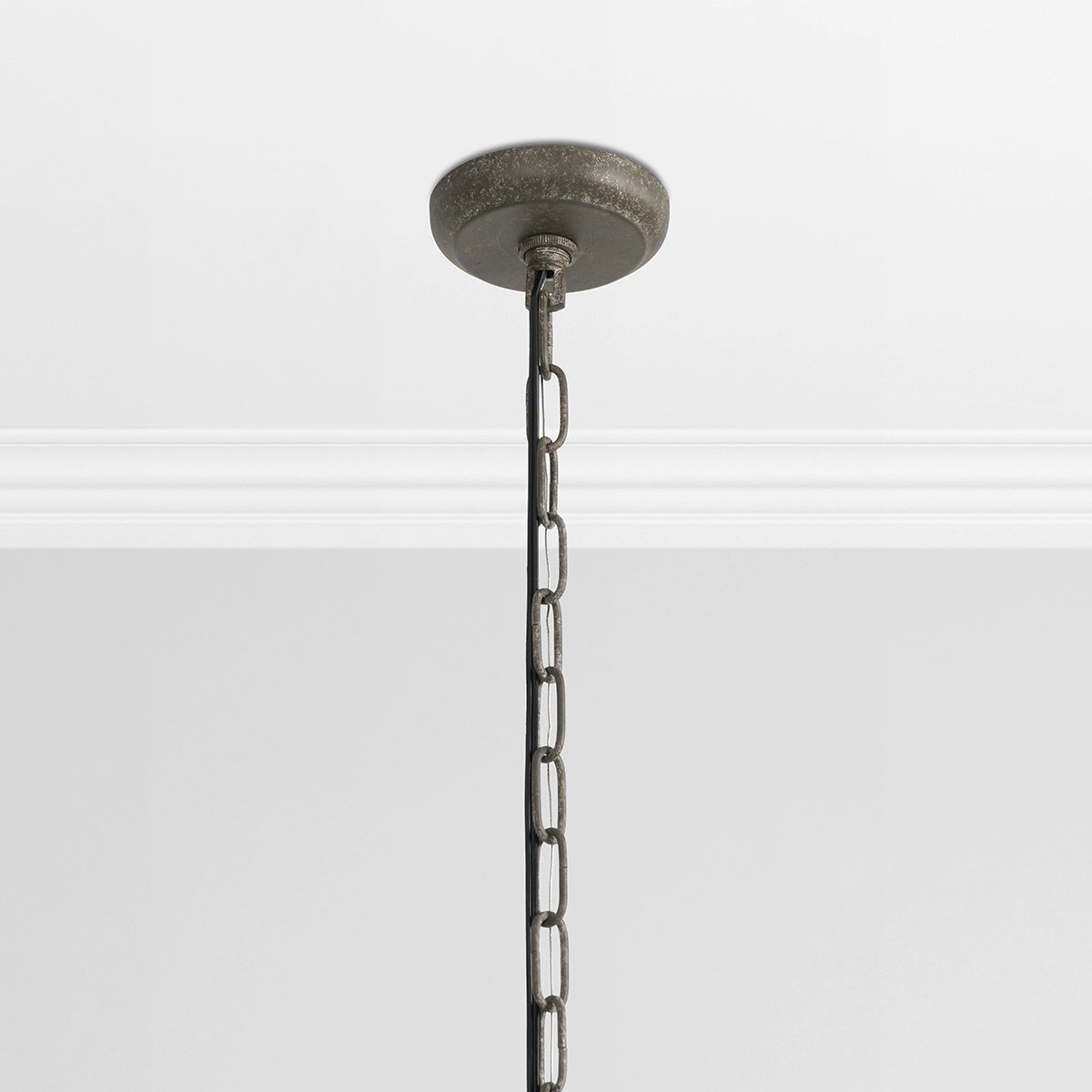 Modern Iron-Cable Chandelier
