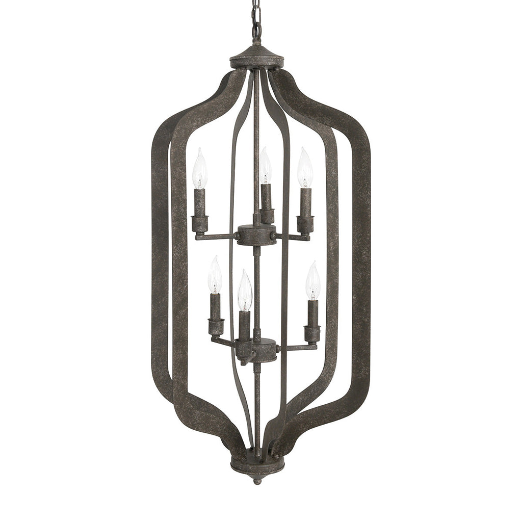 Modern Iron-Cable Chandelier