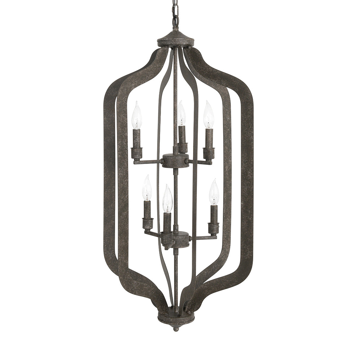 Modern Iron-Cable Chandelier
