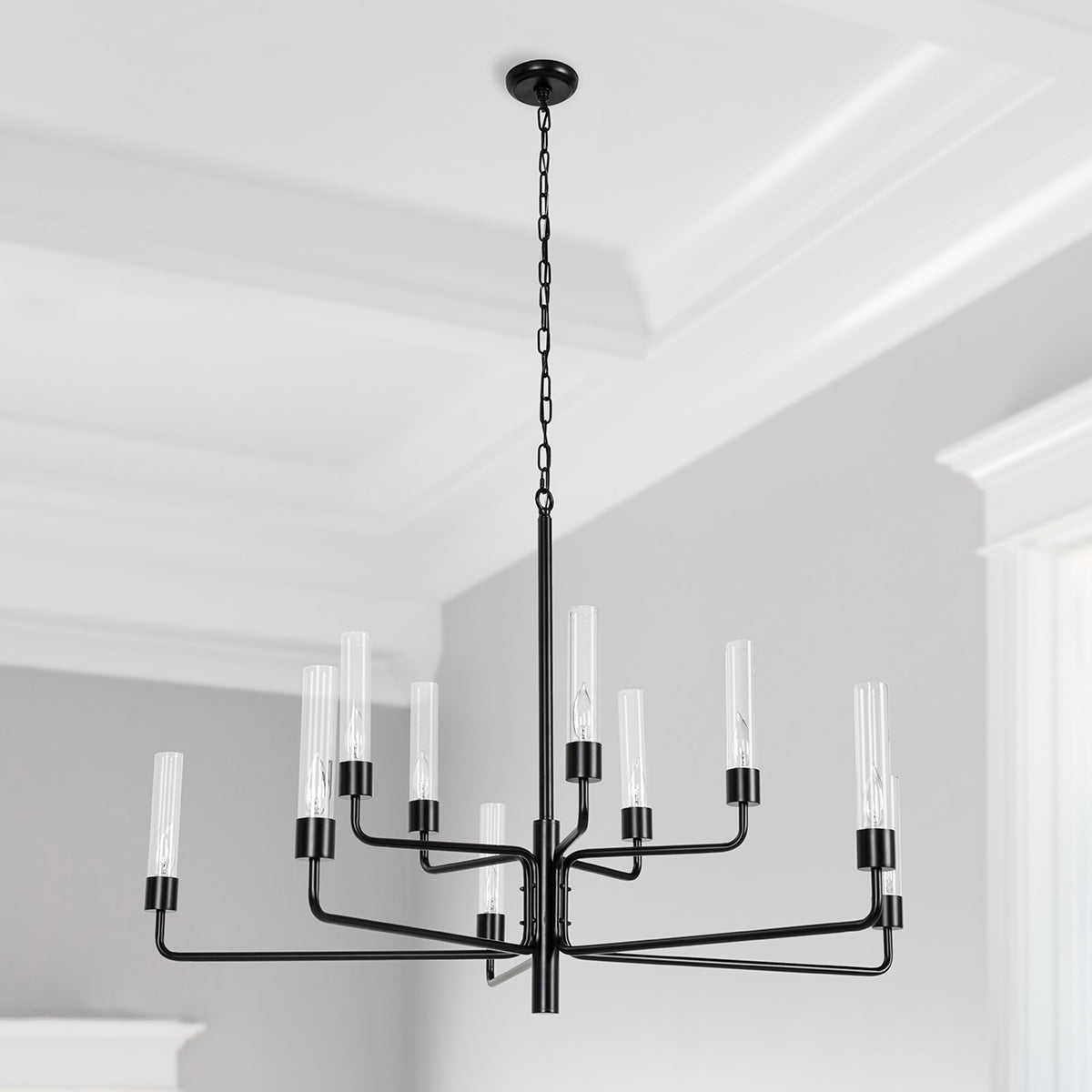 Glass Sophisticated Chandelier