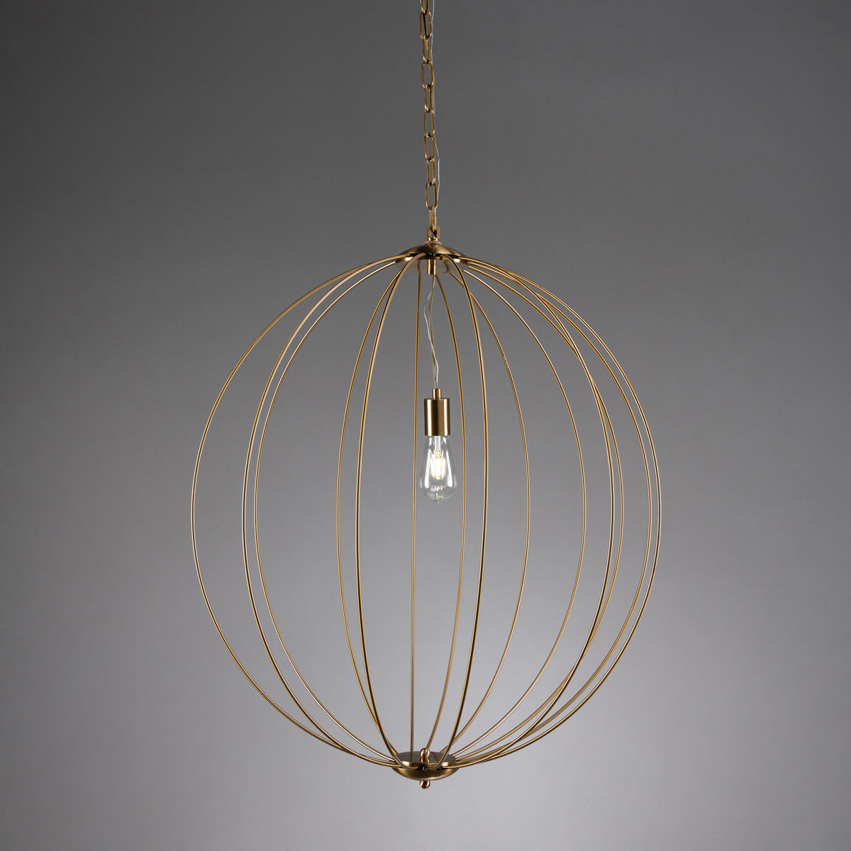 Striking Centerpiece Iron Round Chandelier