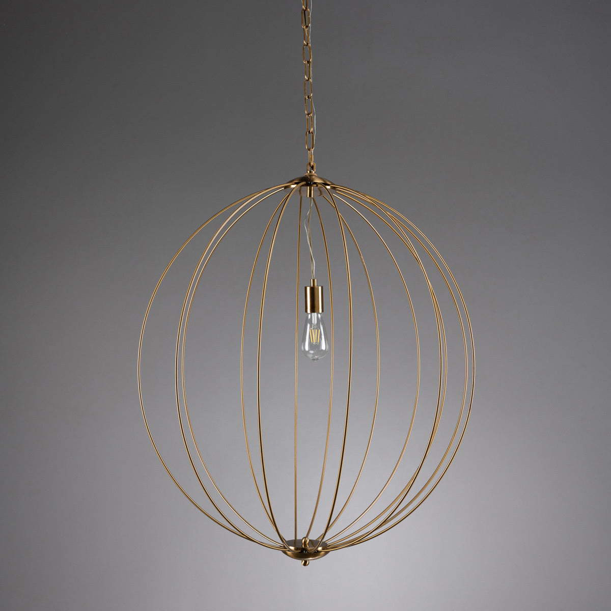 Striking Centerpiece Iron Round Chandelier