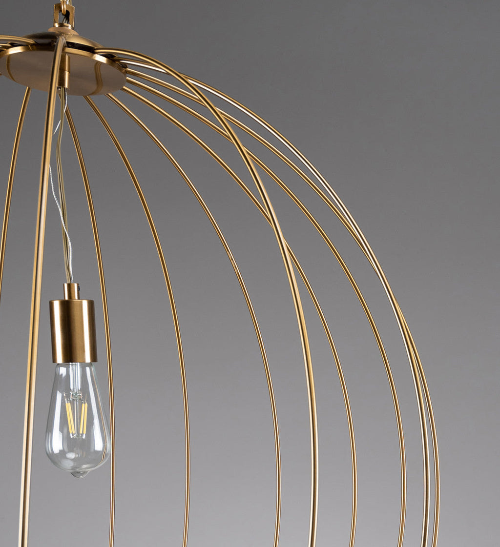 Striking Centerpiece Iron Round Chandelier