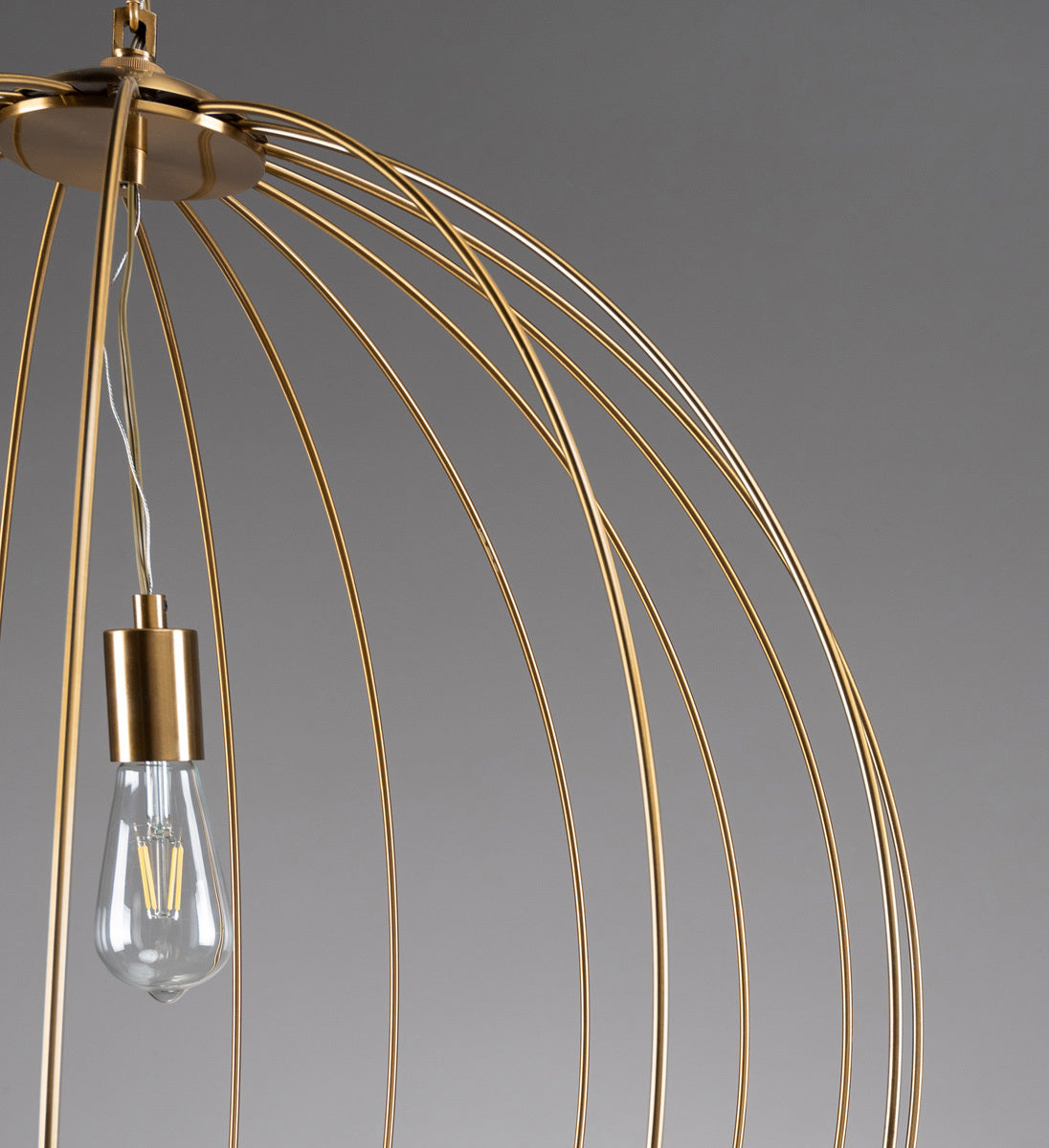 Striking Centerpiece Iron Round Chandelier
