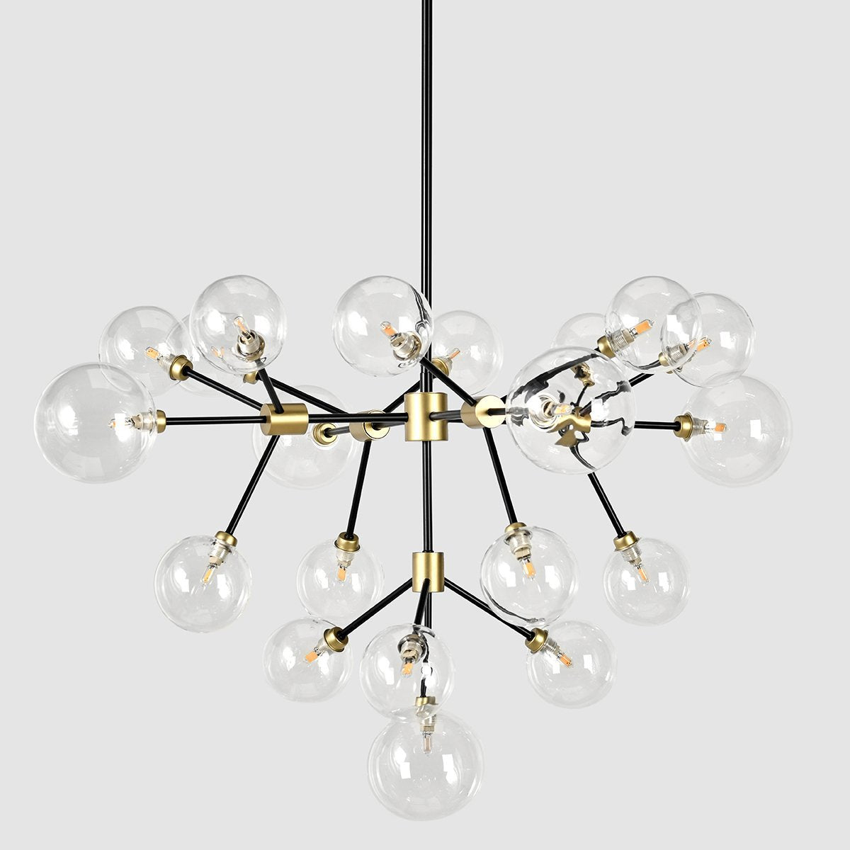 Iron Grand Chandelier Clear