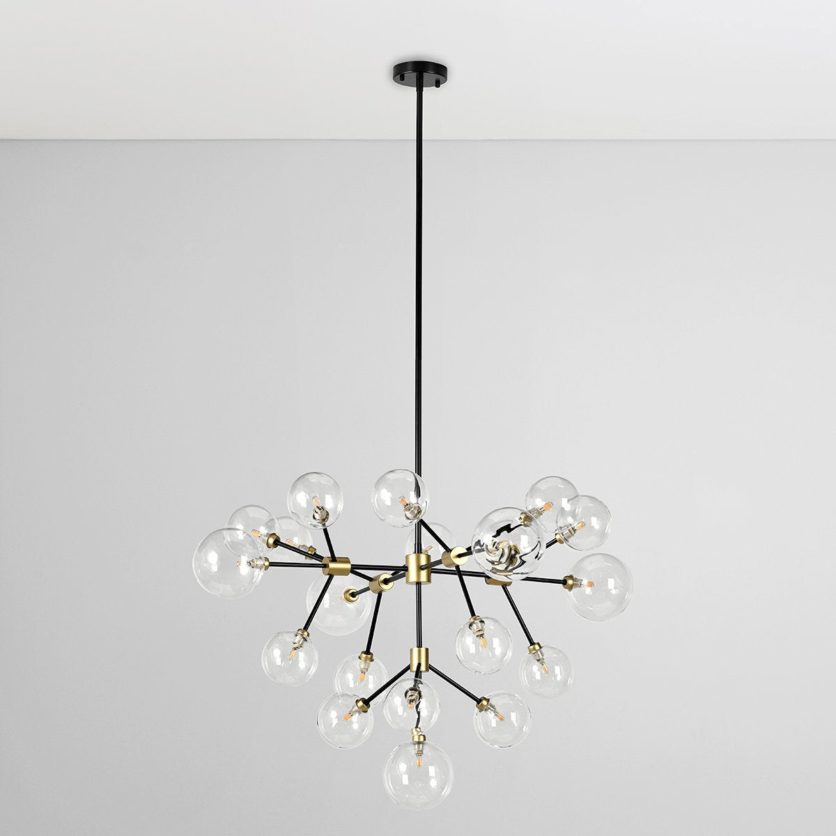 Iron Grand Chandelier Clear