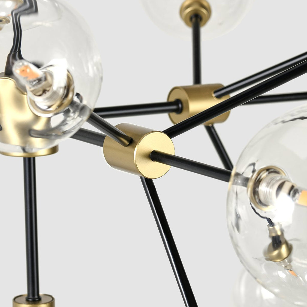 Iron Grand Chandelier Clear