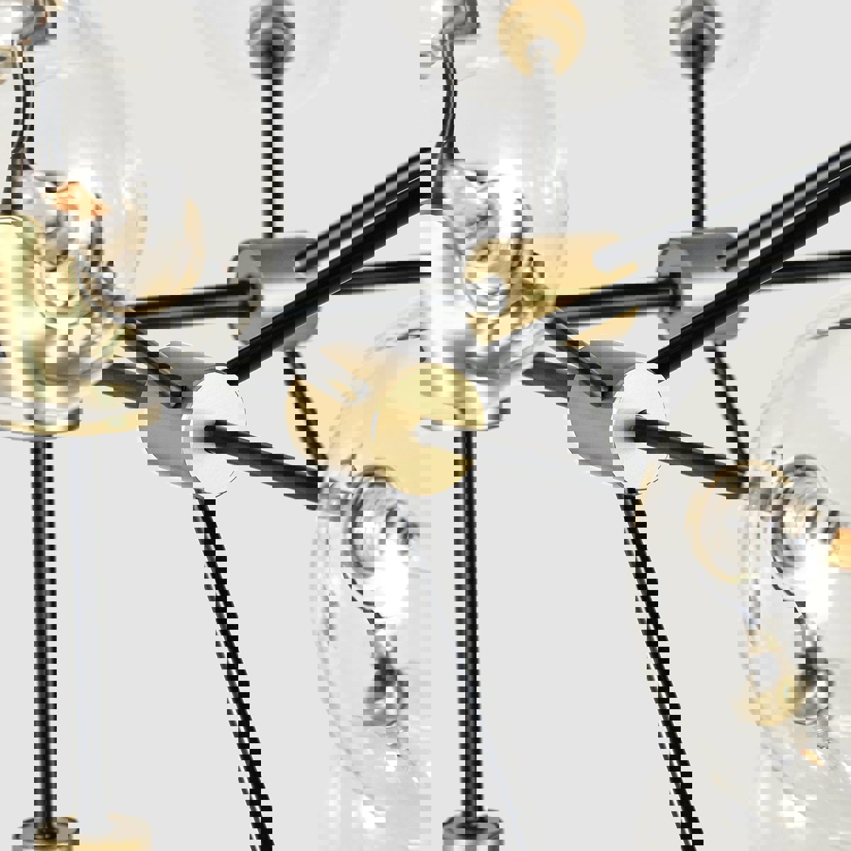 Iron Grand Chandelier Clear