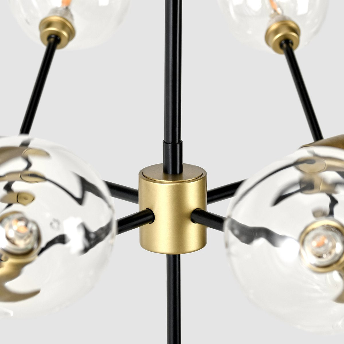 Iron Grand Chandelier Clear