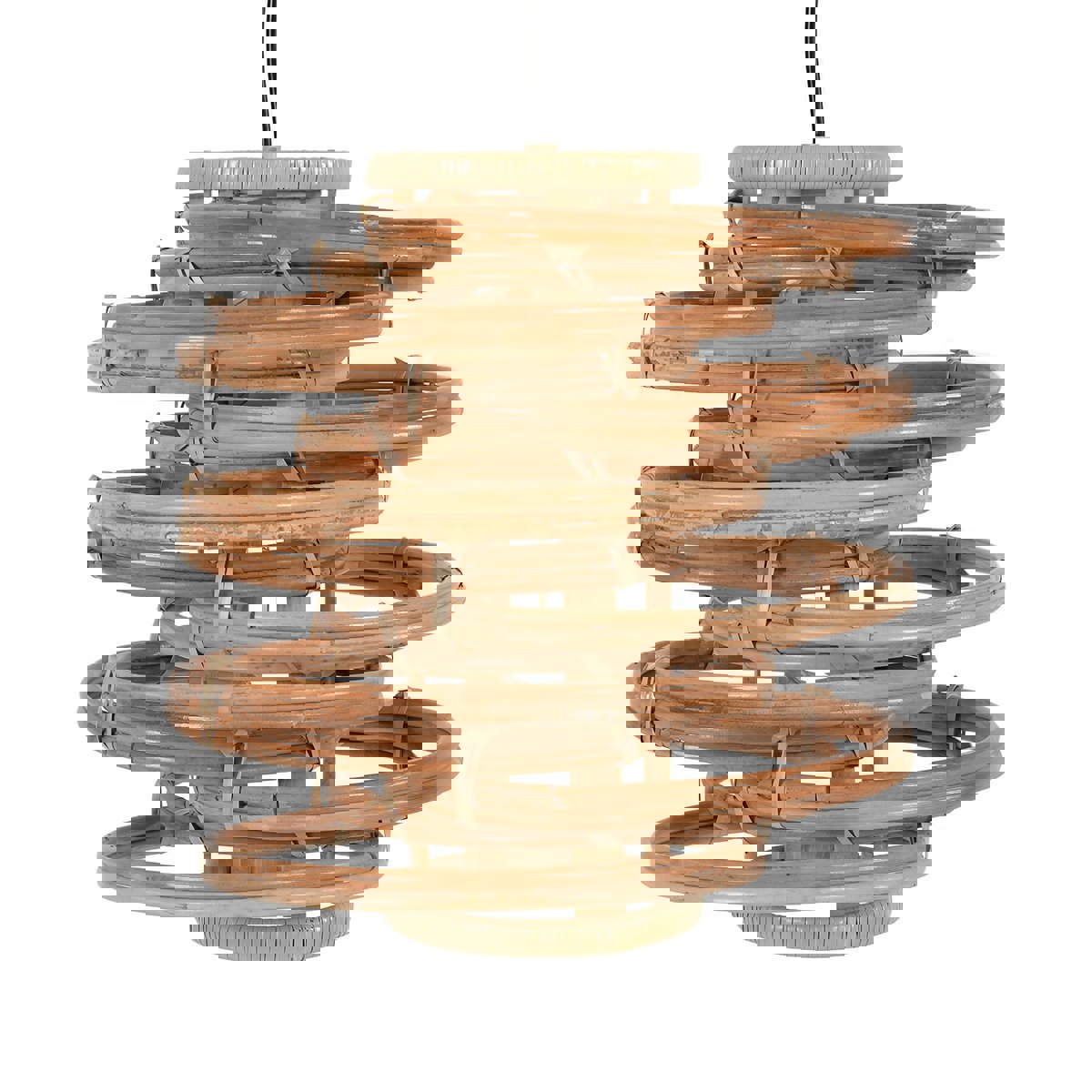 Timeless Natural Rattan Pendant