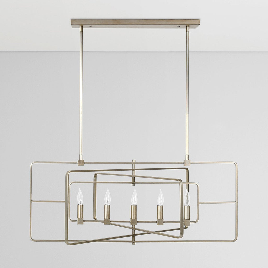 Antiqued Iron Chandelier