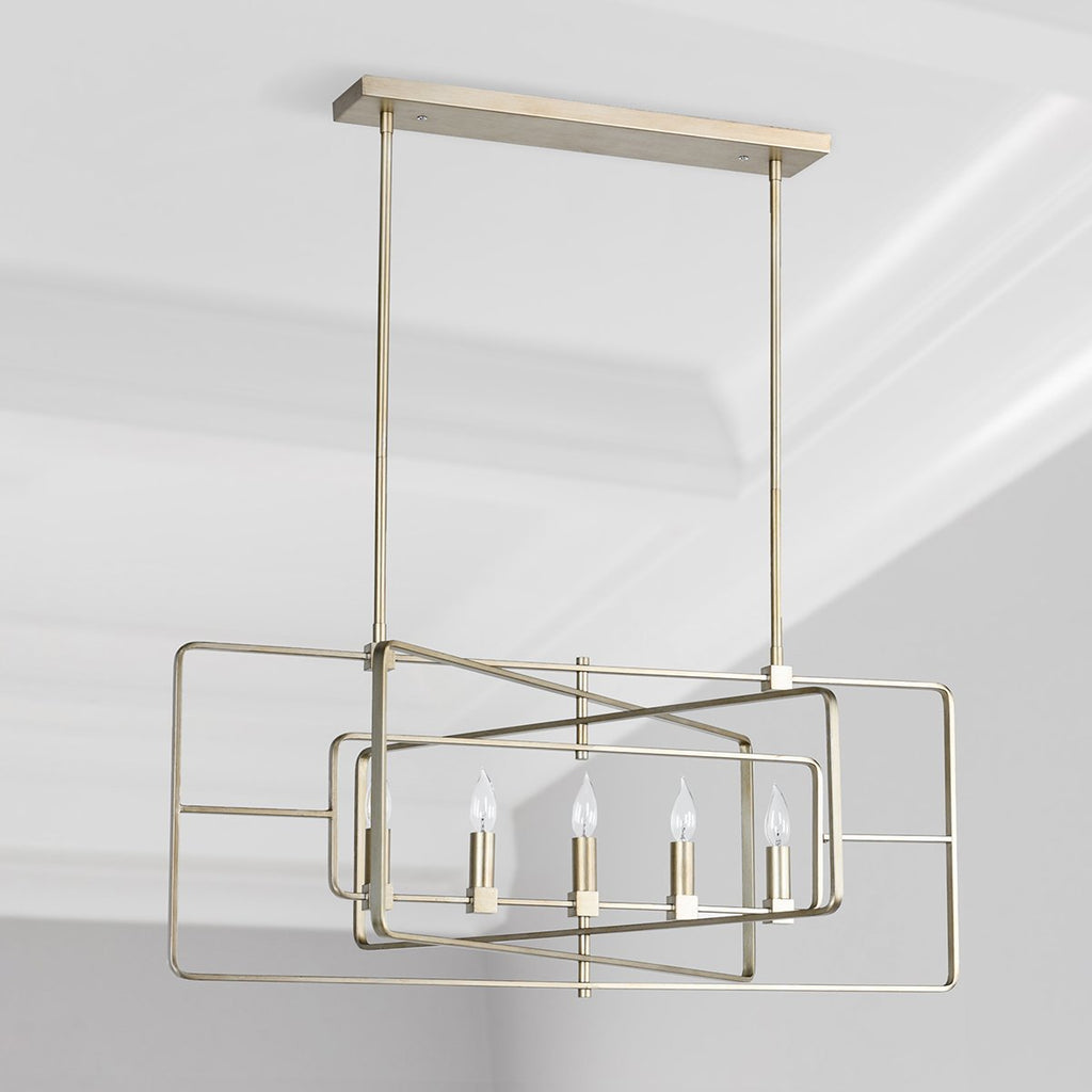 Antiqued Iron Chandelier