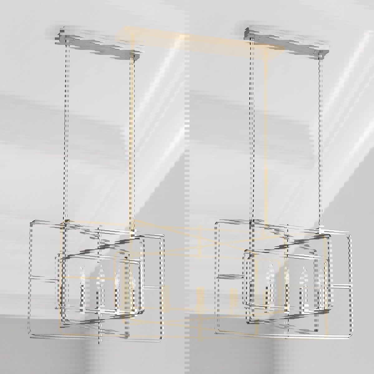 Antiqued Iron Chandelier