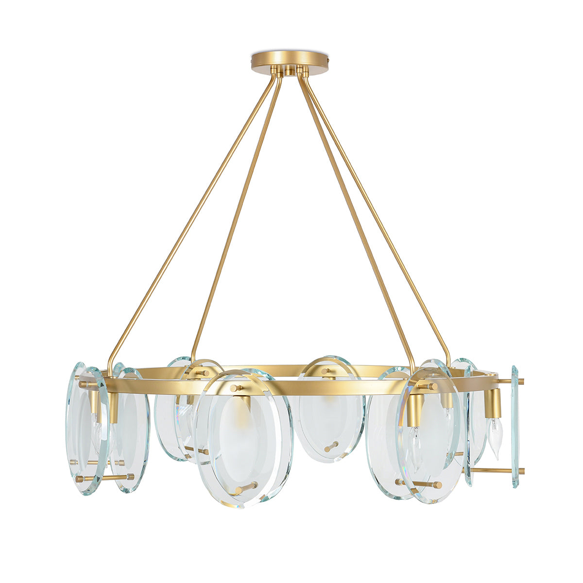 Glass Round Chandelier