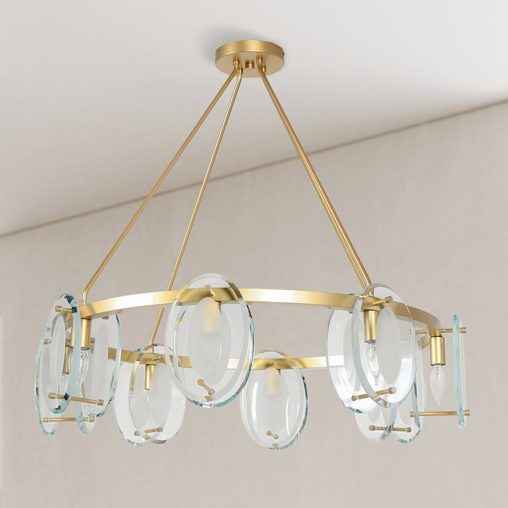 Glass Round Chandelier